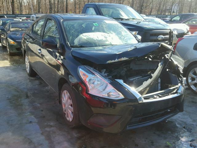 3N1CN7AP3FL943954 - 2015 NISSAN VERSA S BLACK photo 1