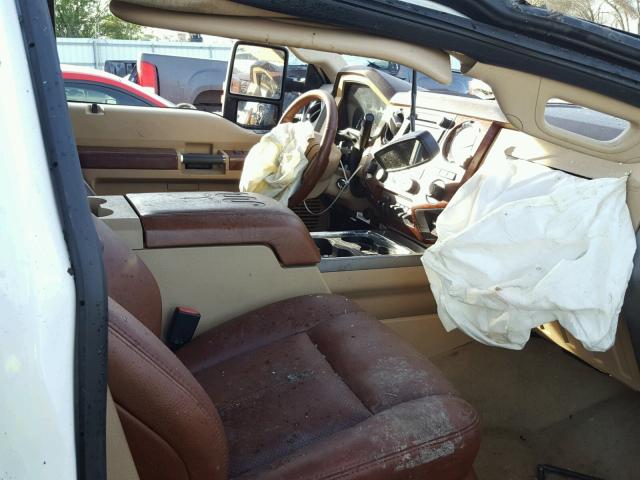 1FT7W2BT2BEA84537 - 2011 FORD F250 SUPER WHITE photo 5