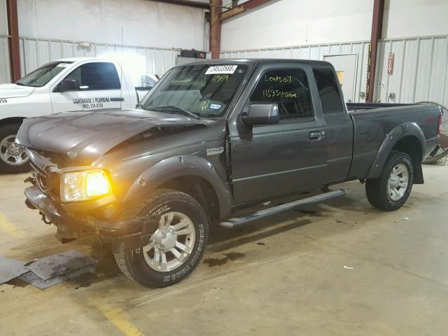 1FTYR14U18PB14359 - 2008 FORD RANGER SUP GRAY photo 2