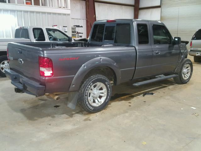 1FTYR14U18PB14359 - 2008 FORD RANGER SUP GRAY photo 4