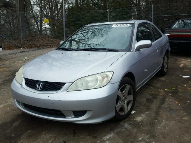 1HGEM229X5L002976 - 2005 HONDA CIVIC EX Gümüş foto 2