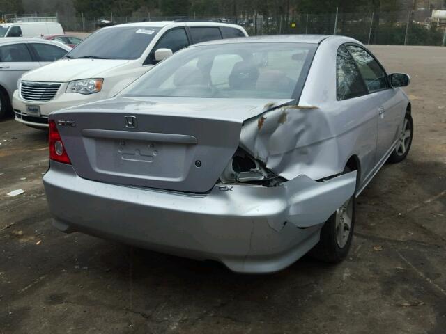 1HGEM229X5L002976 - 2005 HONDA CIVIC EX Gümüş foto 4