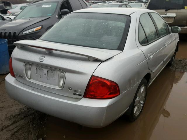 3N1CB51D06L608895 - 2006 NISSAN SENTRA 1.8 SILVER photo 4