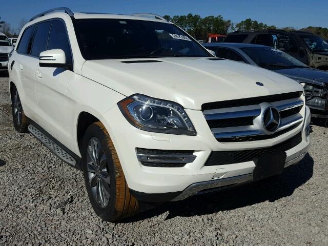 4JGDF2EE9EA356282 - 2014 MERCEDES-BENZ GL 350 BLU WHITE photo 1