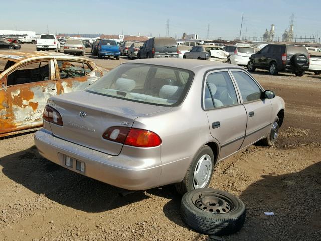 1NXBR12E9YZ378248 - 2000 TOYOTA COROLLA VE TAN photo 4