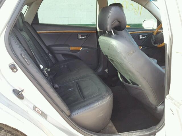 KMHFC46F76A054088 - 2006 HYUNDAI AZERA SE SILVER photo 6