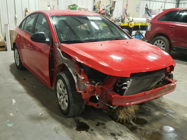 1G1PA5SH8E7177026 - 2014 CHEVROLET CRUZE LS RED photo 1