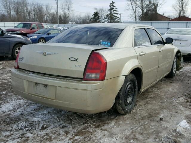 2C3KA43R66H138187 - 2006 CHRYSLER 300 BEIGE photo 4