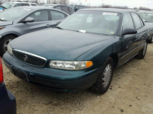 2G4WS52M1X1634459 - 1999 BUICK CENTURY CU GREEN photo 2