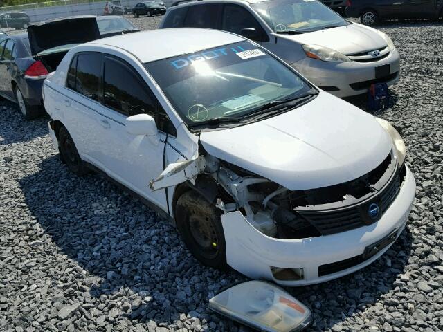 3N1BC11E17L430944 - 2007 NISSAN VERSA WHITE photo 1