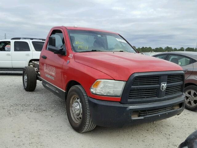 3C6LD4AT1CG247455 - 2012 DODGE RAM 2500 S RED photo 1