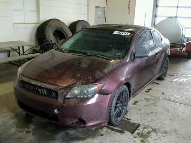 JTKDE177X70220499 - 2007 TOYOTA SCION TC BURGUNDY photo 2