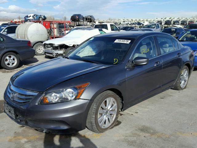 1HGCP2F83CA187431 - 2012 HONDA ACCORD EXL CHARCOAL photo 2