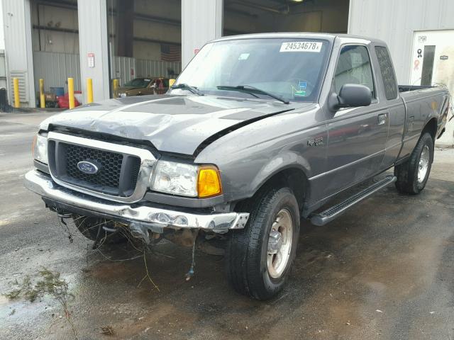 1FTZR45E04PA05334 - 2004 FORD RANGER SUP GRAY photo 2