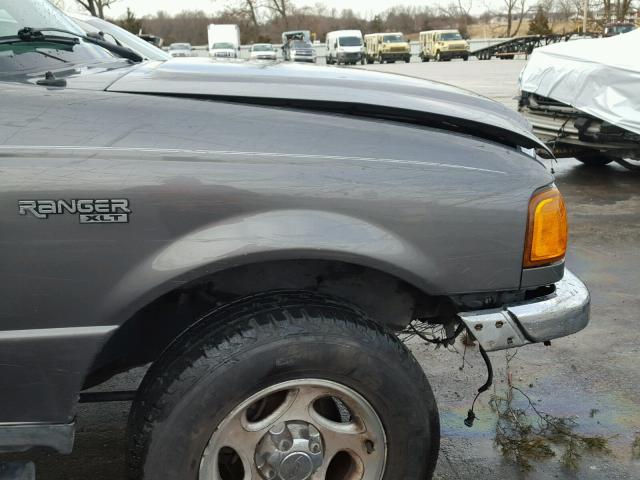 1FTZR45E04PA05334 - 2004 FORD RANGER SUP GRAY photo 9