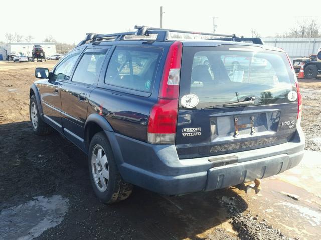 YV1SZ58DX11038845 - 2001 VOLVO V70 XC BLUE photo 3