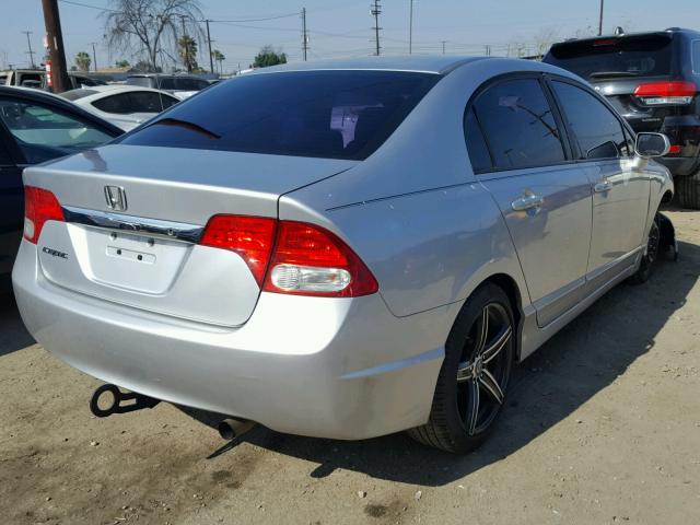 19XFA1F5XAE046539 - 2010 HONDA CIVIC LX SILVER photo 4