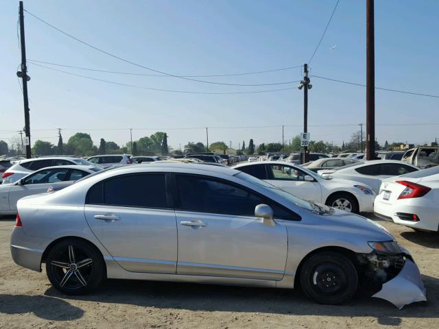 19XFA1F5XAE046539 - 2010 HONDA CIVIC LX SILVER photo 9