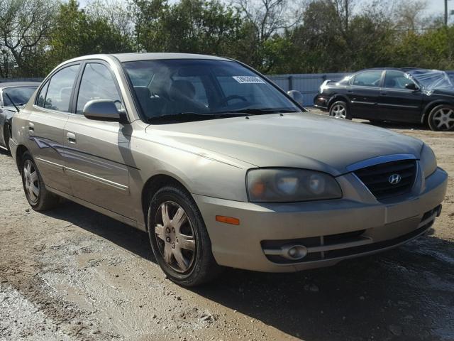 KMHDN46D36U260345 - 2006 HYUNDAI ELANTRA GL GOLD photo 1