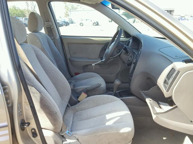 KMHDN46D36U260345 - 2006 HYUNDAI ELANTRA GL GOLD photo 5