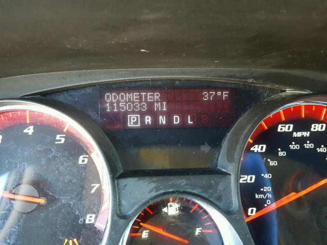 1GKER23758J178531 - 2008 GMC ACADIA SLT შავი ფოტო 8