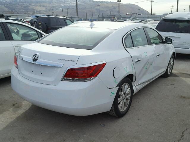 1G4GA5ED2BF380426 - 2011 BUICK LACROSSE C WHITE photo 4