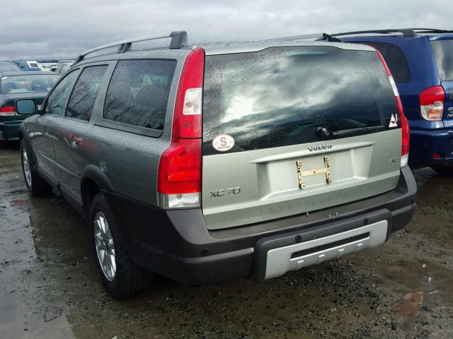 YV4SZ592661236507 - 2006 VOLVO XC70 GREEN photo 3