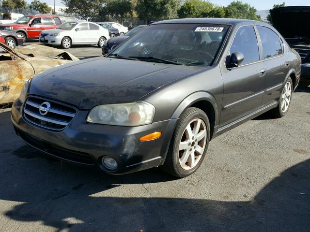 JN1DA31D62T429326 - 2002 NISSAN MAXIMA GLE GRAY photo 2