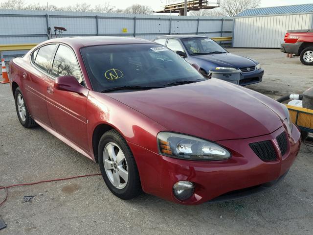 2G2WR554561198701 - 2006 PONTIAC GRAND PRIX RED photo 1