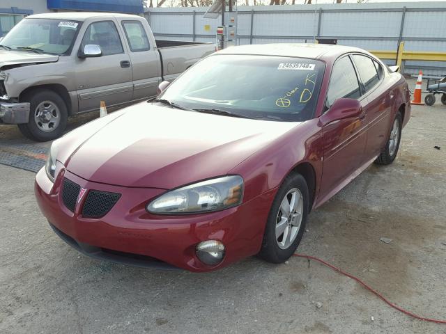 2G2WR554561198701 - 2006 PONTIAC GRAND PRIX წითელი ფოტო 2