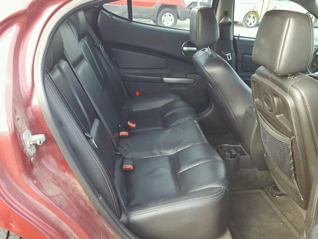 2G2WR554561198701 - 2006 PONTIAC GRAND PRIX წითელი ფოტო 6