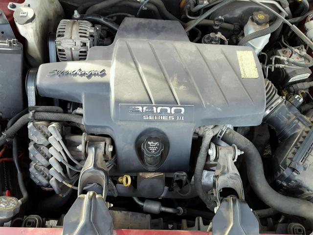 2G2WR554561198701 - 2006 PONTIAC GRAND PRIX წითელი ფოტო 7