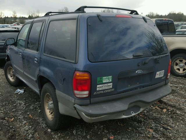 1FMZU35P2XZB49644 - 1999 FORD EXPLORER BLUE photo 3