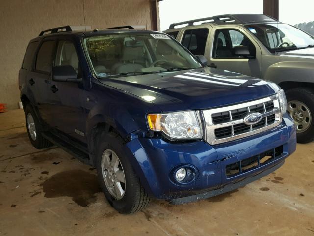 1FMCU03158KB28302 - 2008 FORD ESCAPE XLT BLUE photo 1