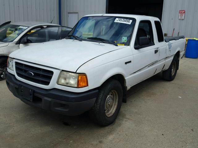 1FTYR14U21PA13112 - 2001 FORD RANGER SUP WHITE photo 2