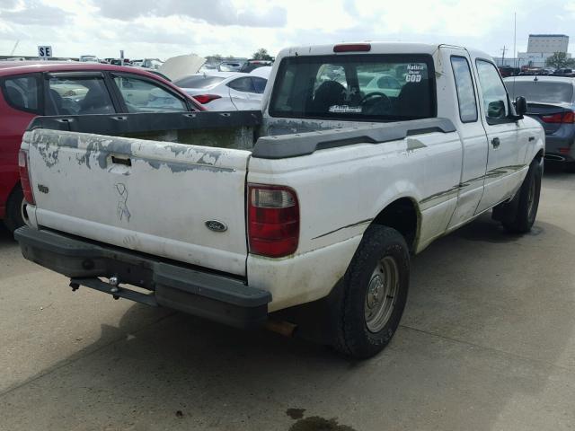 1FTYR14U21PA13112 - 2001 FORD RANGER SUP WHITE photo 4