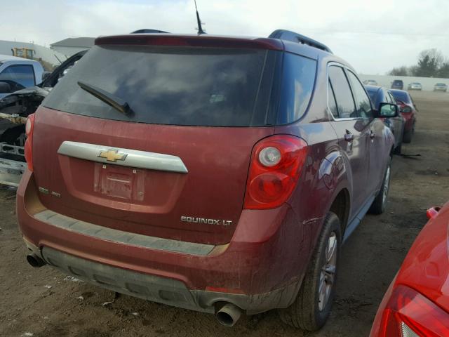 2GNFLNE51C6218924 - 2012 CHEVROLET EQUINOX LT MAROON photo 4