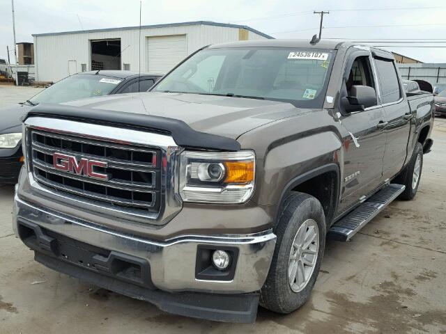 3GTP1UEH9EG538345 - 2014 GMC SIERRA C15 BROWN photo 2