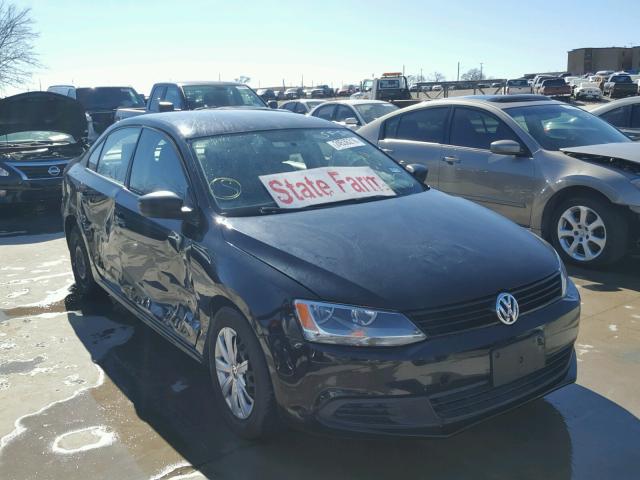 3VW2K7AJ2BM086881 - 2011 VOLKSWAGEN JETTA BASE BLACK photo 1