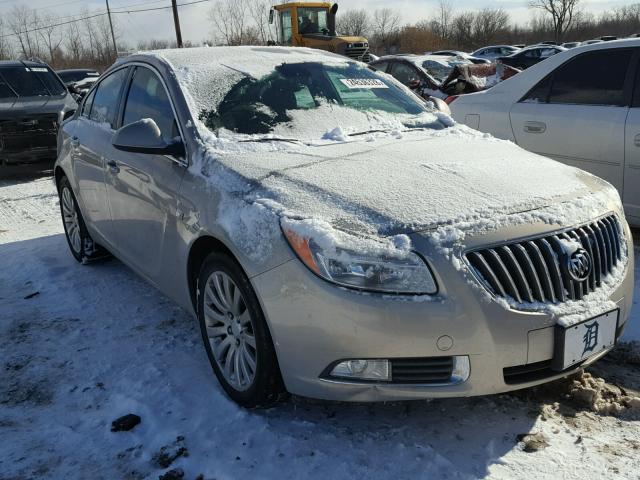 W04GR5EC4B1047477 - 2011 BUICK REGAL CXL GREEN photo 1