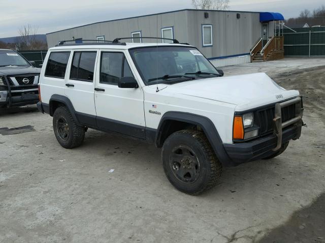 1J4FJ68S1TL184555 - 1996 JEEP CHEROKEE S WHITE photo 1