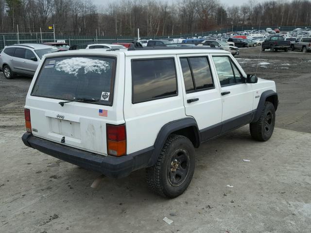 1J4FJ68S1TL184555 - 1996 JEEP CHEROKEE S WHITE photo 4