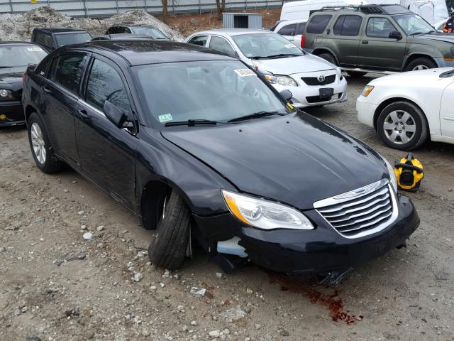 1C3CCBBB6CN130164 - 2012 CHRYSLER 200 TOURIN BLACK photo 1