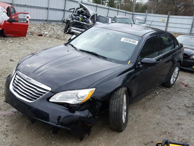 1C3CCBBB6CN130164 - 2012 CHRYSLER 200 TOURIN BLACK photo 2