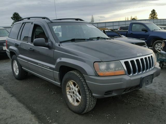 1J4GW48S02C160725 - 2002 JEEP GRAND CHER GRAY photo 1