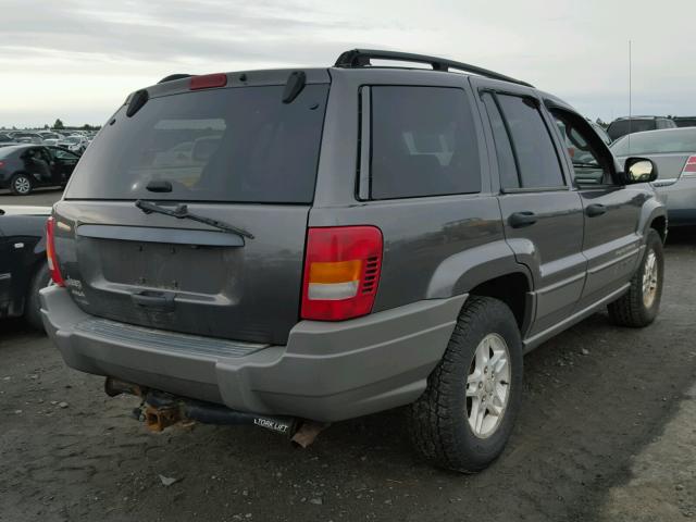 1J4GW48S02C160725 - 2002 JEEP GRAND CHER GRAY photo 4