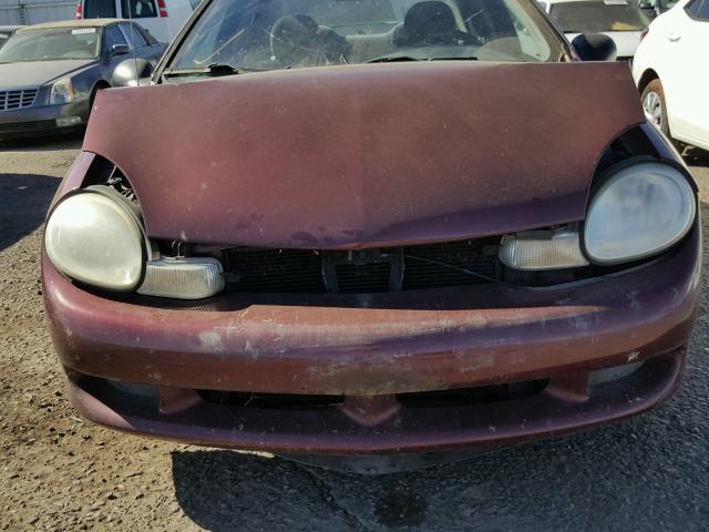 1P3ES46C81D181643 - 2001 PLYMOUTH NEON BASE MAROON photo 9