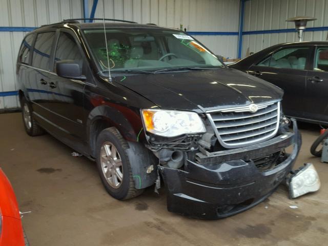 2A8HR54P18R830476 - 2008 CHRYSLER TOWN & COU BLACK photo 1