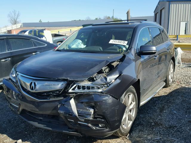 5FRYD4H94GB024085 - 2016 ACURA MDX ADVANC 石墨色 照片 2
