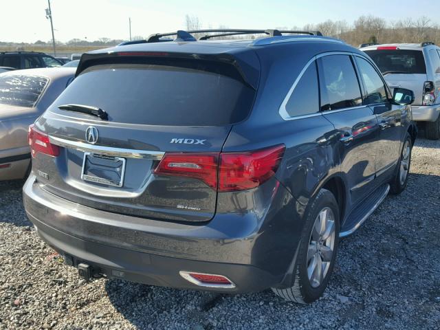 5FRYD4H94GB024085 - 2016 ACURA MDX ADVANC CHARCOAL photo 4